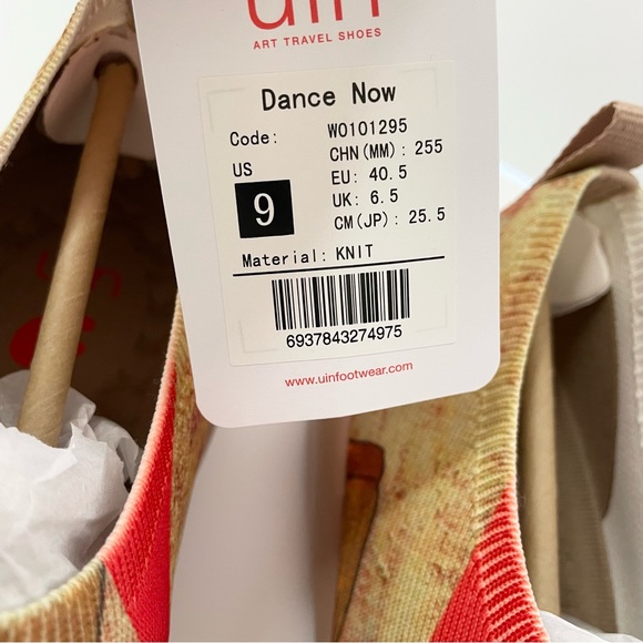 Size 9 NWT UIN Slip On Shoes Comfortable Loafers Dance Now - Picture 6 of 8